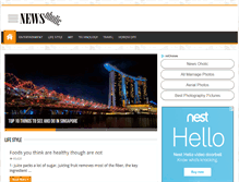Tablet Screenshot of newsoholic.com